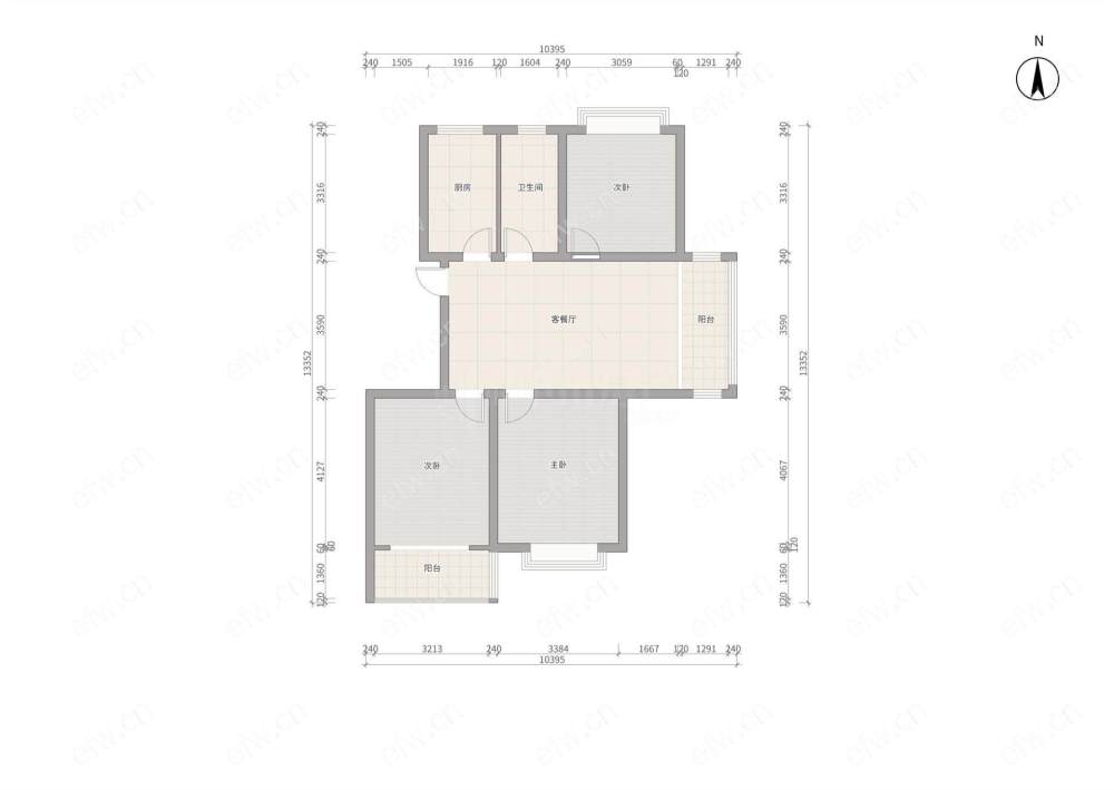 华夏豪门（君怡花苑） 3室2厅