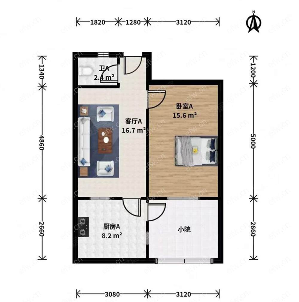 风雷新村西区(1-164) 2室1厅