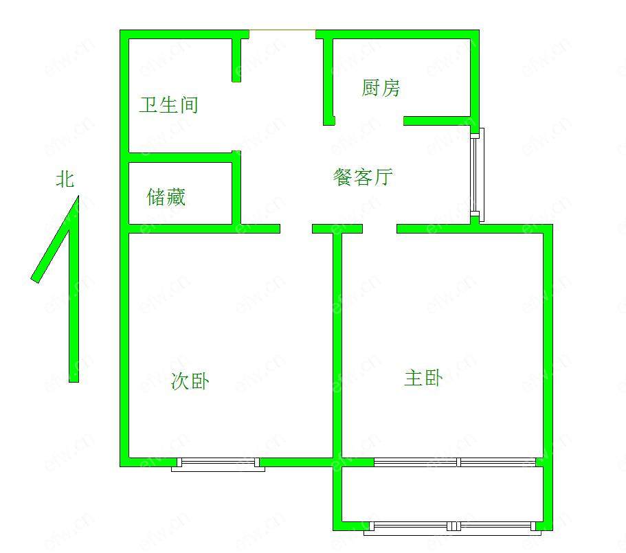 沁园新村 2室1厅