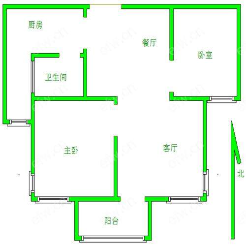 阳光城市花园D区 2室2厅