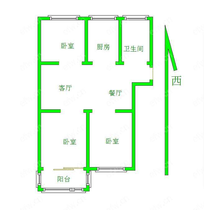 上马墩一村 3室2厅