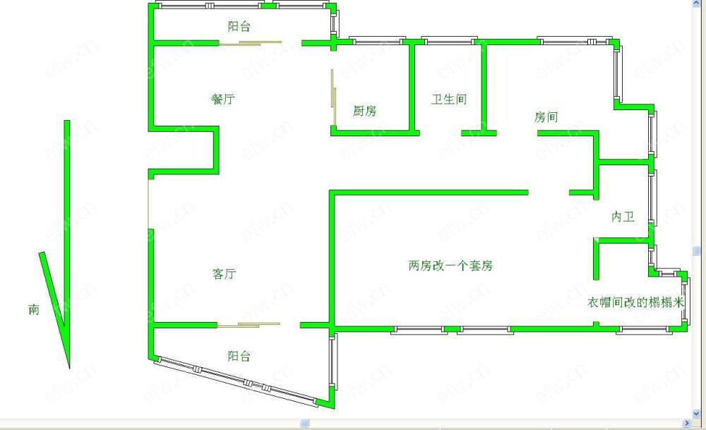 盛岸花园 3室2厅