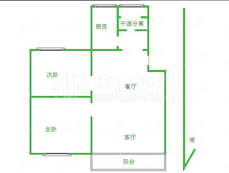 龙塘家园 2室2厅