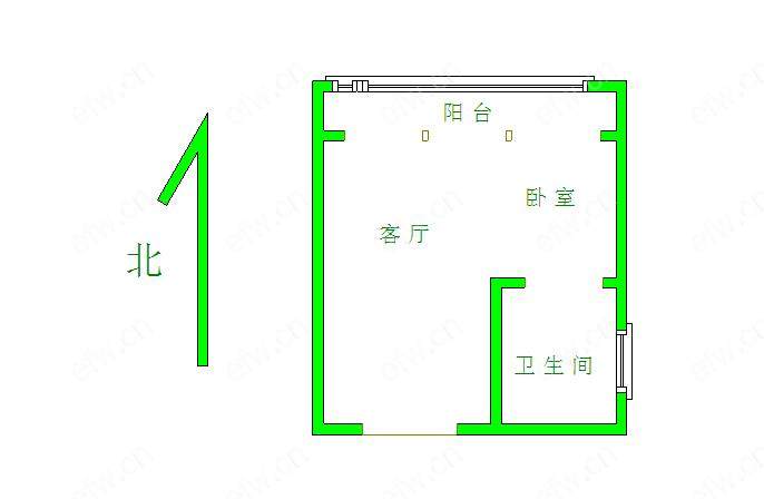 明发商业广场 1室1厅