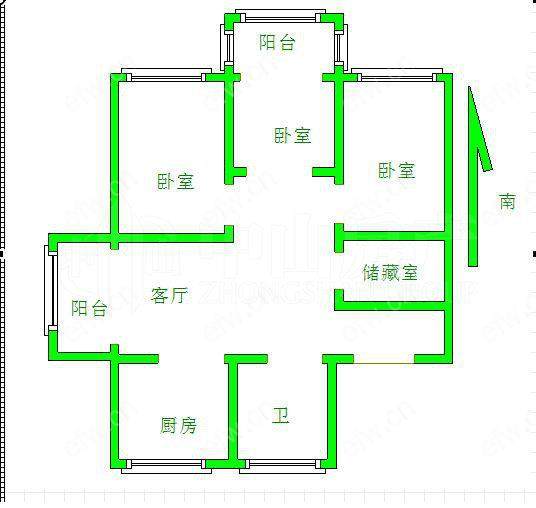 天元公寓（前宋巷） 3室1厅