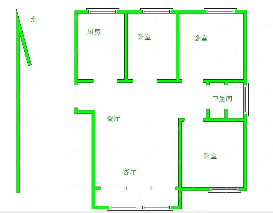 保利达江湾城 3室2厅