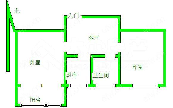 刘潭二村 2室1厅